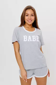 Жен. костюм домашний арт. 23-0492 Серый р. 54