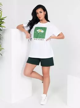 Жен. костюм домашний "Дейзи" Зеленый р. 52