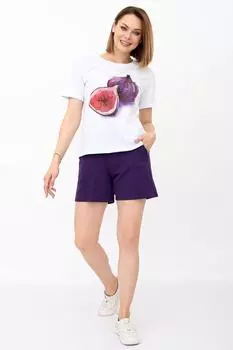 Жен. костюм домашний "Фрути" Фиолетовый р. 54