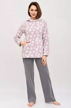 Жен. костюм домашний "Зайка" Серый р. 52