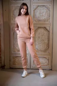 Жен. костюм "Фрея" Бежевый р. 52