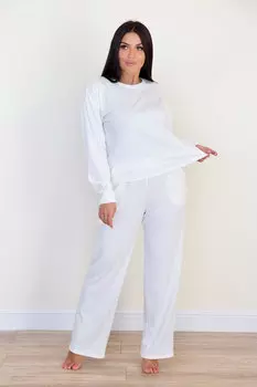 Жен. костюм "Лайма" Белый р. 50