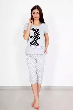 Жен. костюм "Микки" Серый р. 54