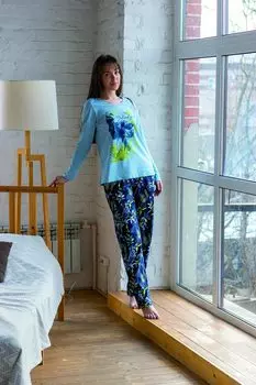 Жен. костюм "Парадиз" Голубой р. 56