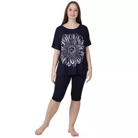 Жен. костюм "Пион" Синий р. 58