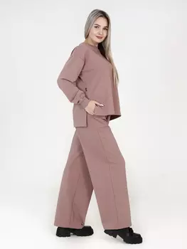 Жен. костюм повседневный арт. 17-0408 Какао р. 56