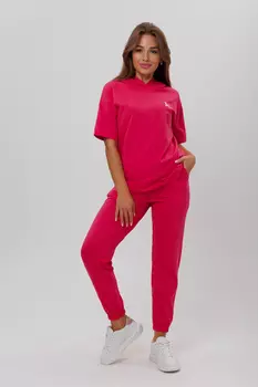 Жен. костюм повседневный арт. 23-0455 Фуксия р. 50