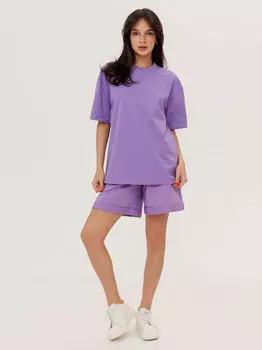 Жен. костюм повседневный арт. 23-0496 Лиловый р. 56