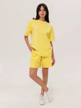Жен. костюм повседневный арт. 23-0496 Желтый р. 56