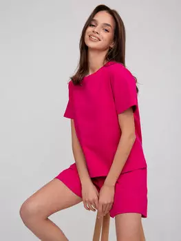 Жен. костюм повседневный арт. 23-0532 Фуксия р. 44