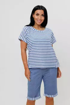 Жен. костюм повседневный арт. 23-0589 Синий р. 62