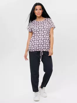 Жен. костюм повседневный арт. 23-0624 Розовый р. 52