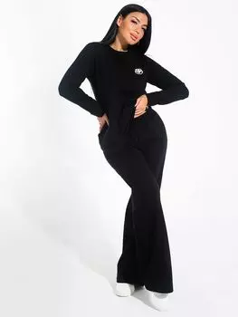 Жен. костюм повседневный "Блиц" Черный р. 54