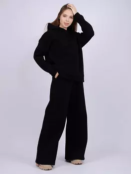 Жен. костюм повседневный "Дания" Черный р. 48