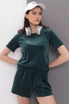 Жен. костюм повседневный "Диана" Зеленый р. 52