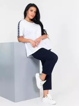 Жен. костюм повседневный "Фрегата Синий" р. 58