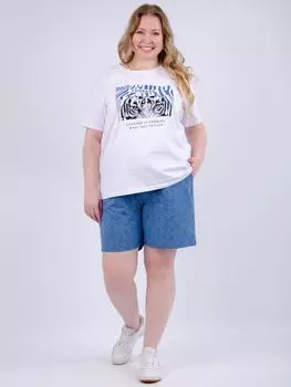 Жен. костюм повседневный "Хищница" Голубой р. 50