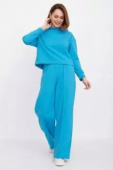 Жен. костюм повседневный "Элла" Голубой р. 50