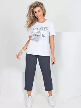 Жен. костюм повседневный "Эрика" Серый р. 48