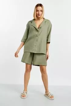 Жен. костюм повседневный "Леона" Олива р. 52