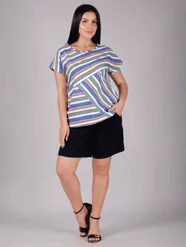 Жен. костюм повседневный "Ривьера" Сиреневый р. 50