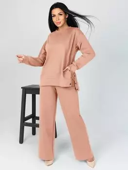 Жен. костюм повседневный "Сигма" Мокко р. 52