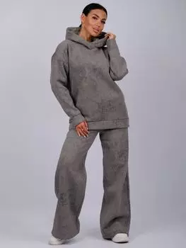 Жен. костюм повседневный "Винтаж Серый" р. 50