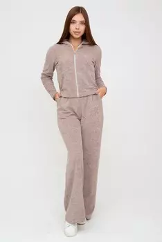 Жен. костюм спортивный "арт. 23-0053 Коричневый" р. 54