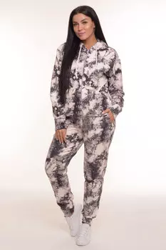 Жен. костюм спортивный арт. 23-0081 Черный р. 48