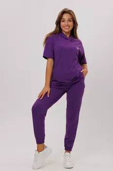 Жен. костюм спортивный арт. 23-0493 Фиолетовый р. 56