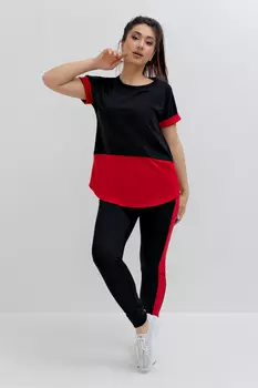 Жен. костюм спортивный "арт. 24-0003 Красный" р. 60