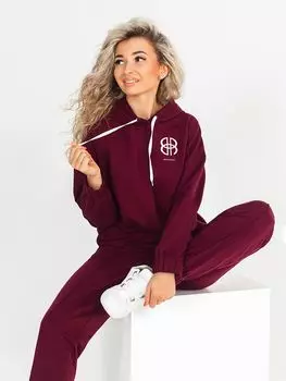 Жен. костюм спортивный "Драйв Вишневый" р. 44