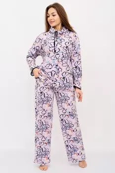 Жен. костюм спортивный "Леонсия" Розовый р. 58