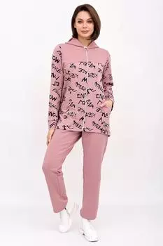 Жен. костюм спортивный "Мелания Розовый" р. 56