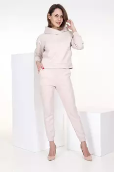 Жен. костюм спортивный "Спорт" Бежевый р. 50