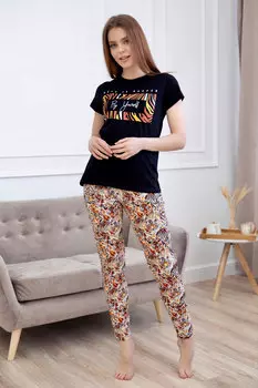 Жен. костюм "Тея" Коричневый р. 44