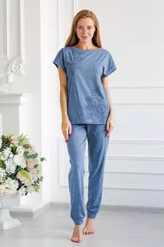 Жен. костюм "Вита" Синий р. 48