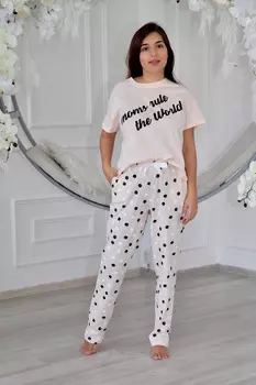 Жен. костюм "Зефир" Бежевый р. 46