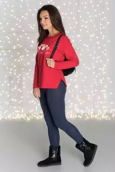 Жен. легинсы арт. 19-0368 Графит р. 48