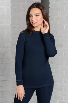 Жен. лонгслив "арт. 19-0079 Темно-синий" р. 54