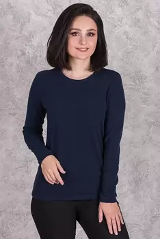 Жен. лонгслив арт. 19-0499 Темно-синий р. 48