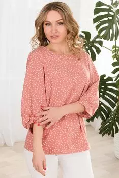 Жен. лонгслив "арт. 19-0553 Пудра" р. 58