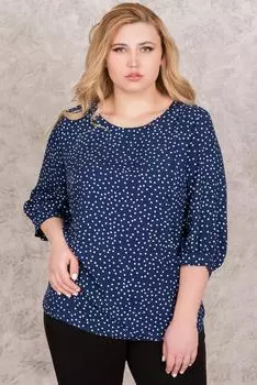 Жен. лонгслив "арт. 19-0553 Синий" р. 46