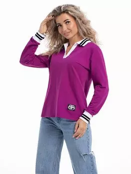 Жен. лонгслив "Блейз Фуксия" р. 52