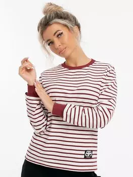 Жен. лонгслив "Вайб" Бордовый р. 54