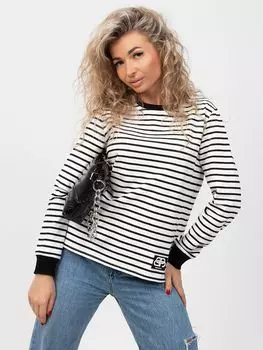 Жен. лонгслив "Вайб Черный" р. 50