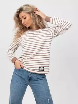 Жен. лонгслив "Вайб" Мокко р. 54