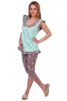 Жен. пижама арт. 16-0538 Мята р. 64