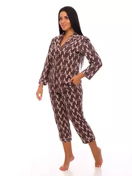 Жен. пижама арт. 16-0844 Сухая роза р. 50