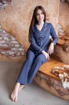 Жен. пижама "Дороти" Синий р. 50